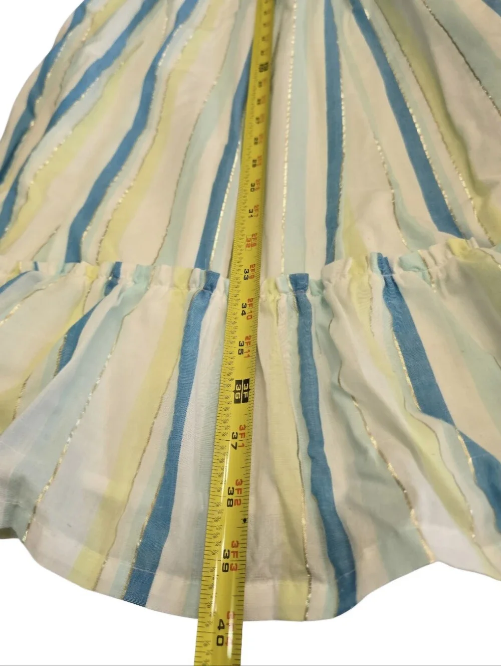 Girls HAUTE HIPPIE Striped Spaghetti Strap Boho Sundress sz 12